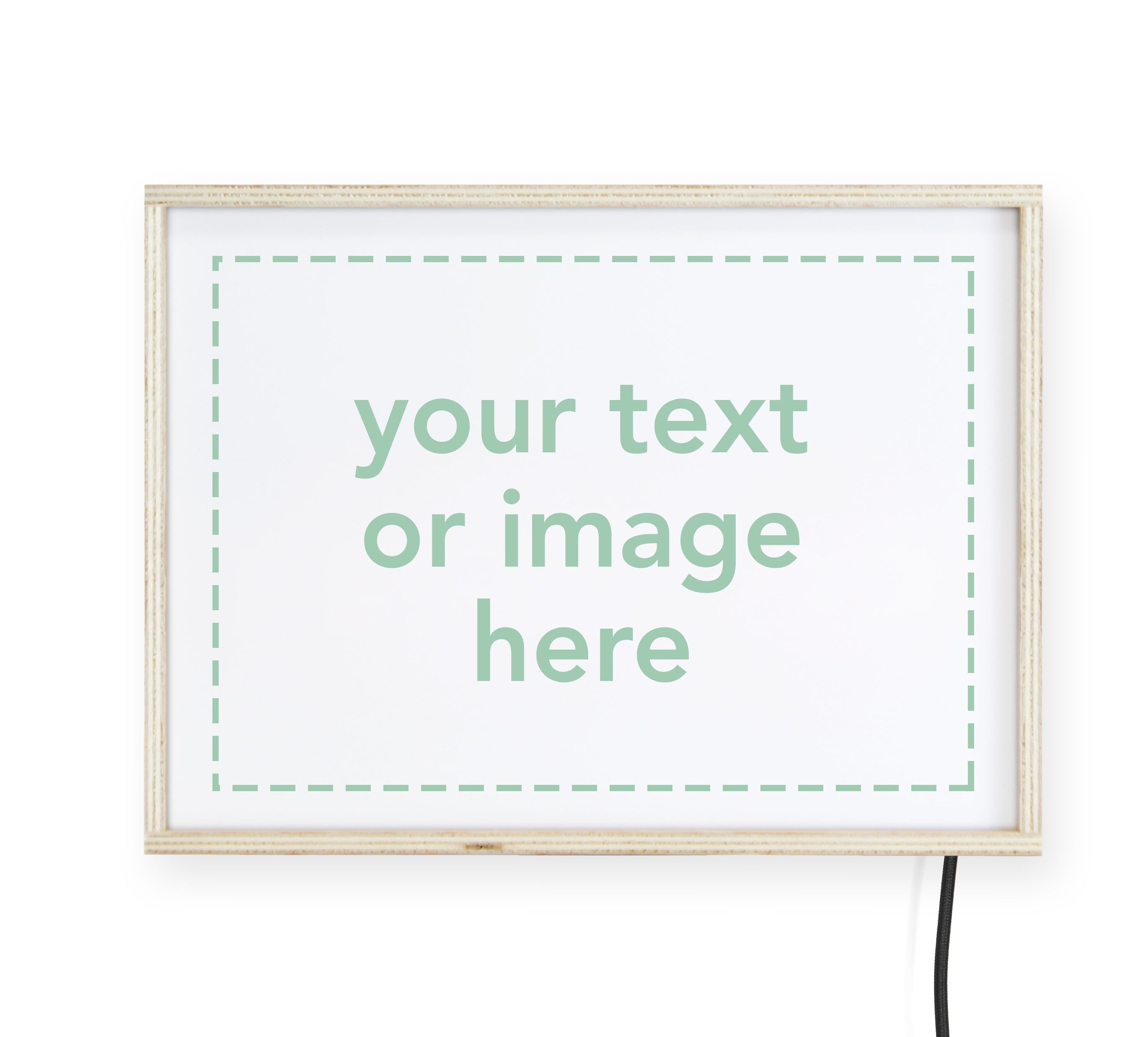 Lightbox Personalizable "Pon aqui tu mensaje"