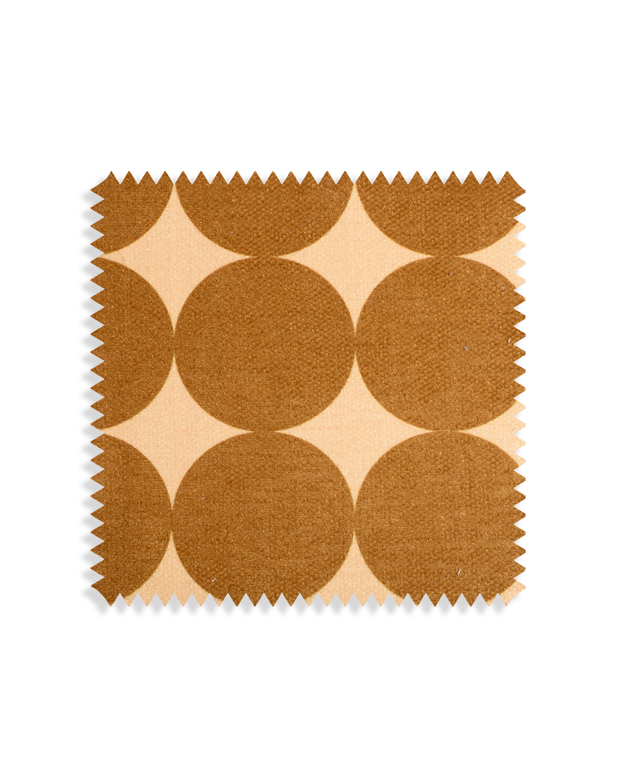 Tela Tapiceria Living Easy Clean Dots  Brown Sugar