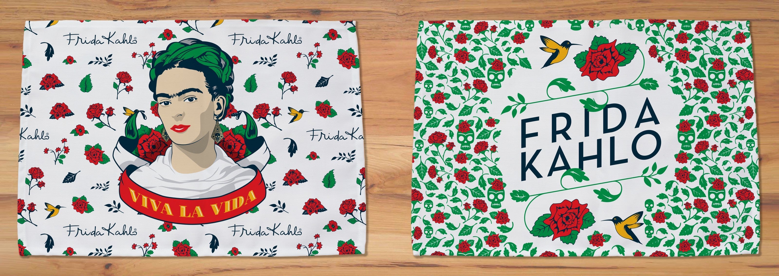 Set 2 Manteles individuales Frida Kahlo