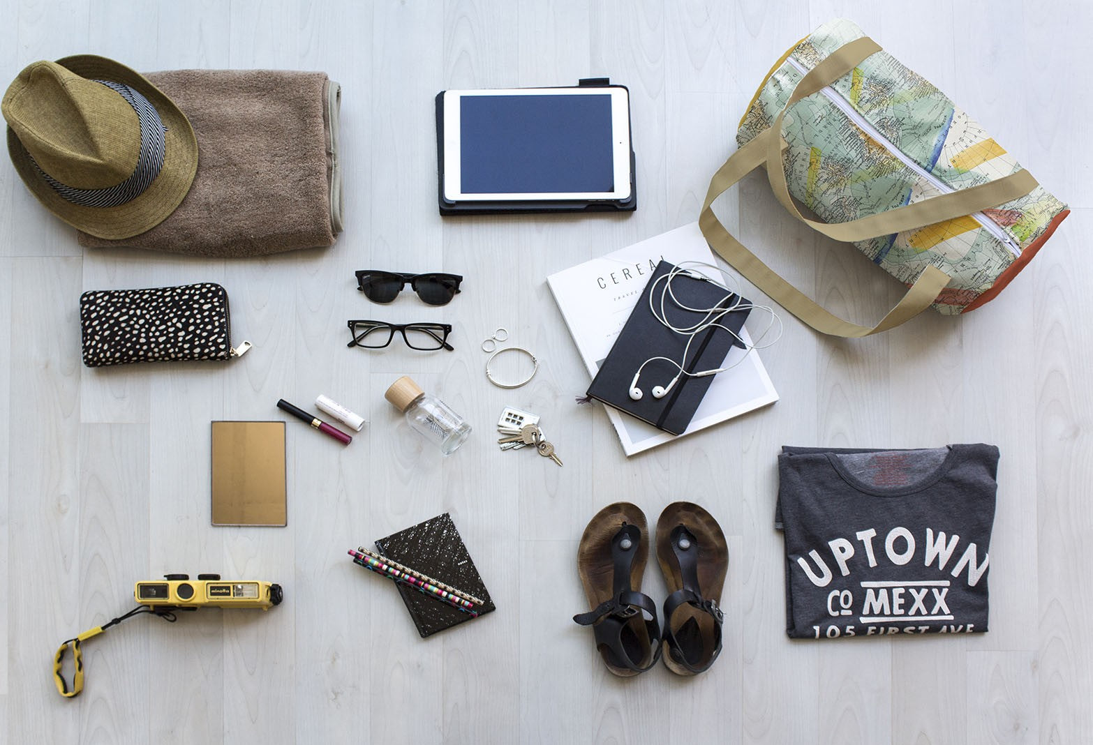Weekend Bag Map