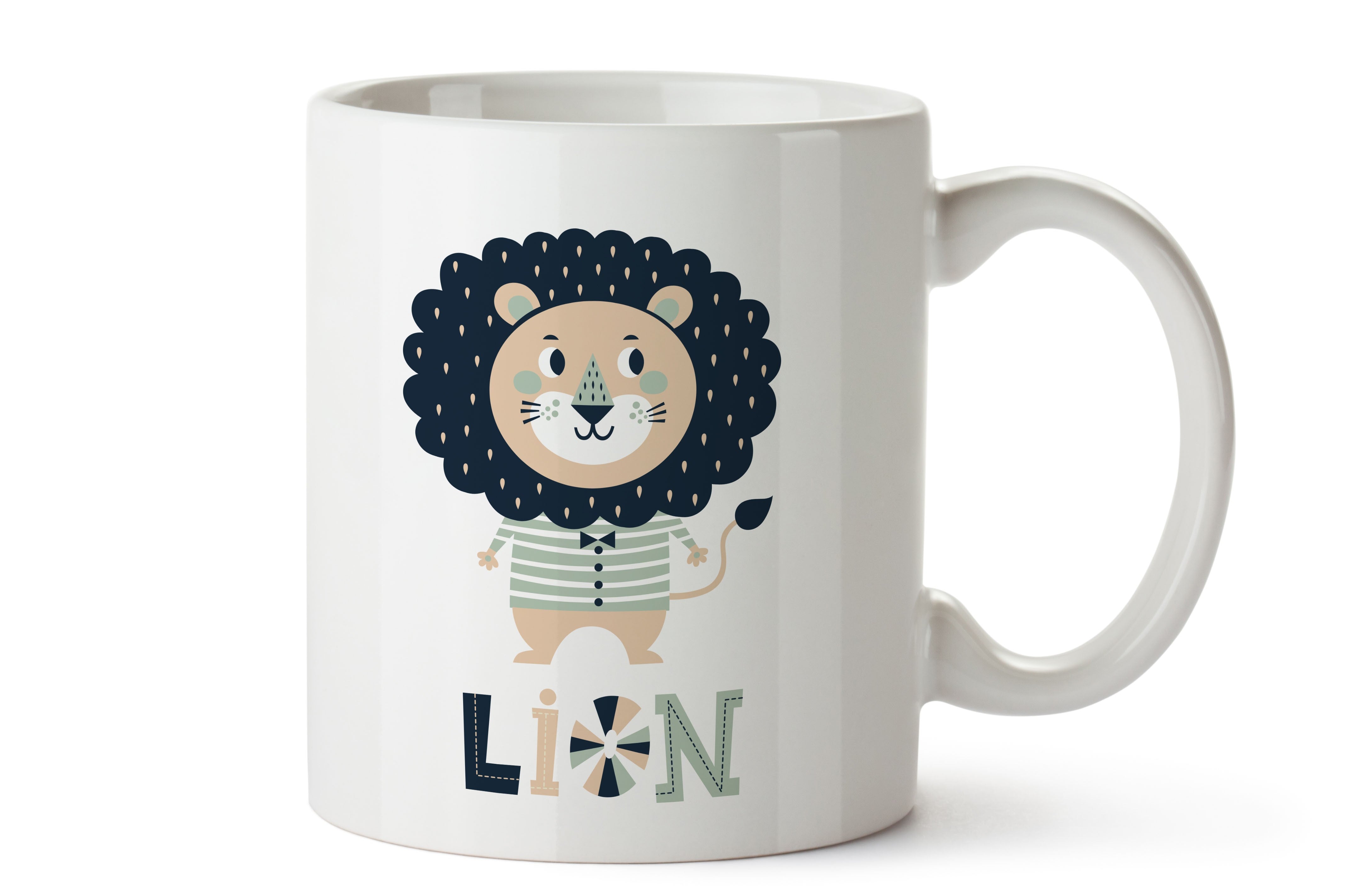 Taza Decorada Little Lion Circus