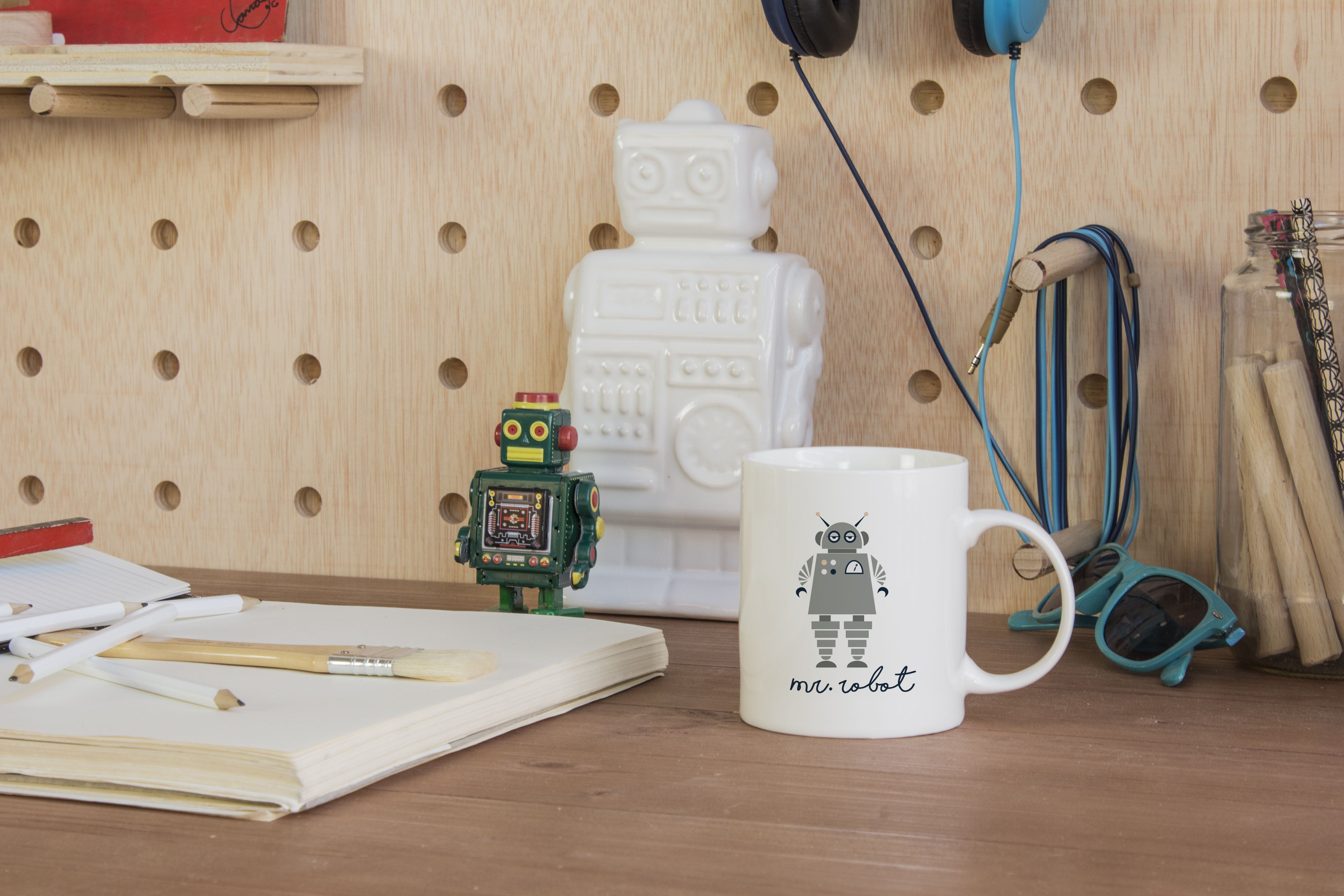 Taza Decorada Mr Robot