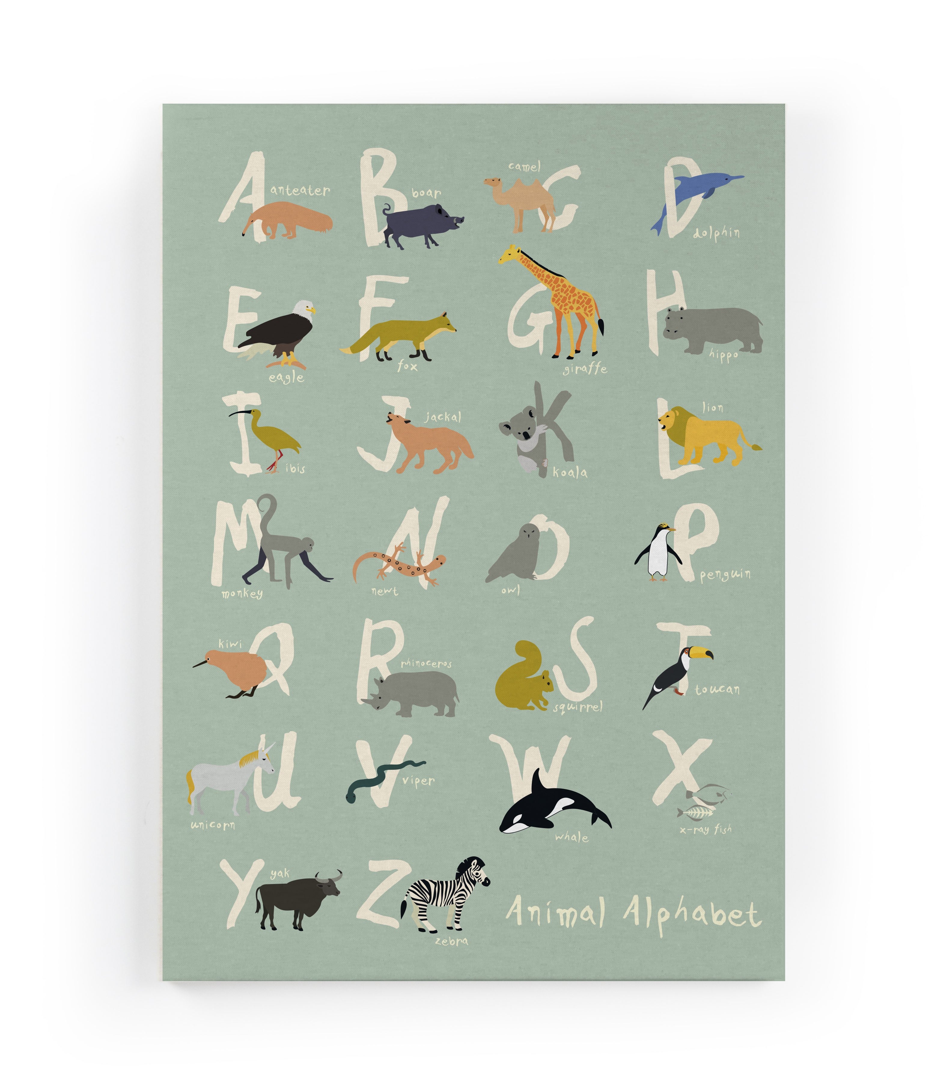 Lienzo Alphabet