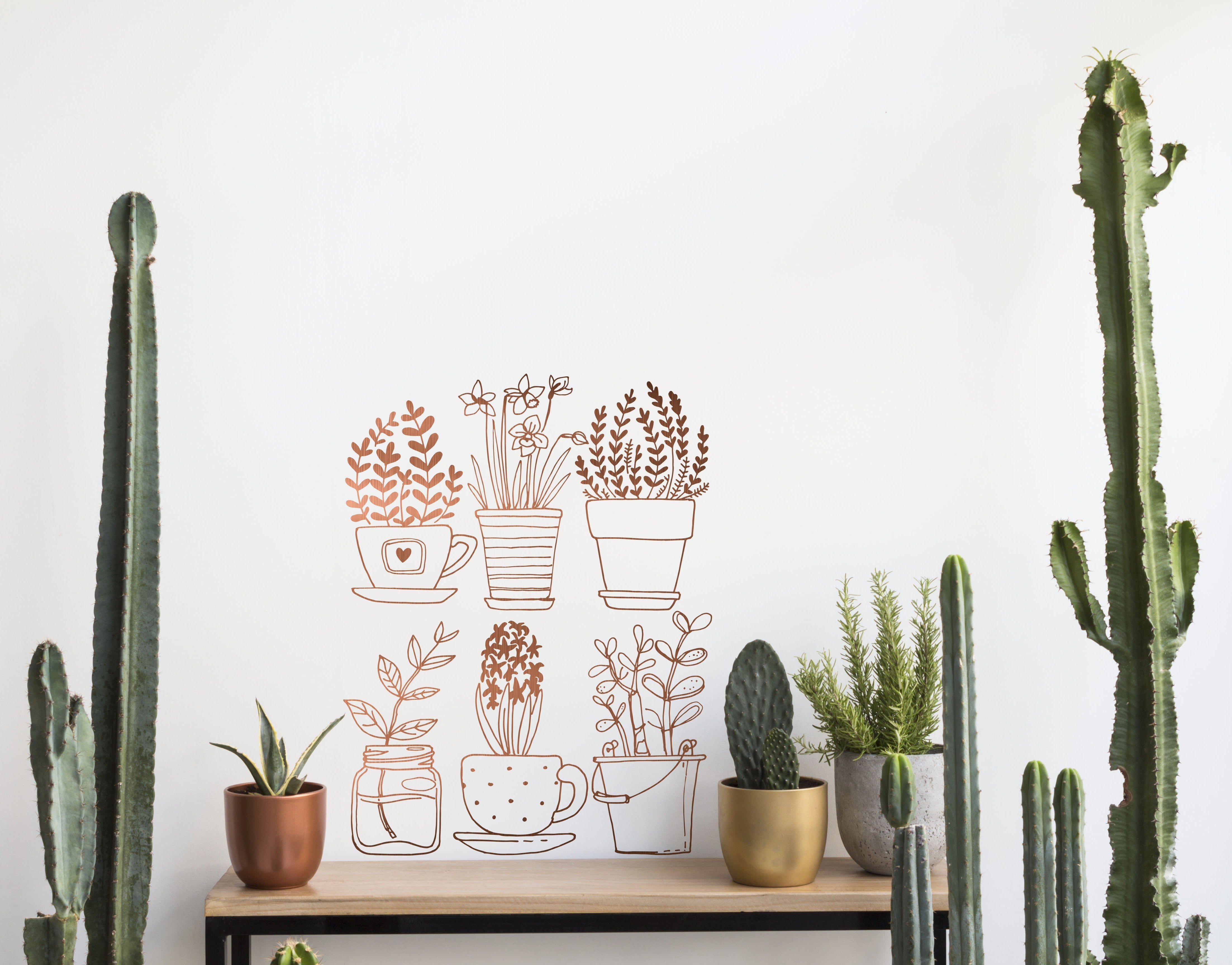 Vinilo Cobre Plants