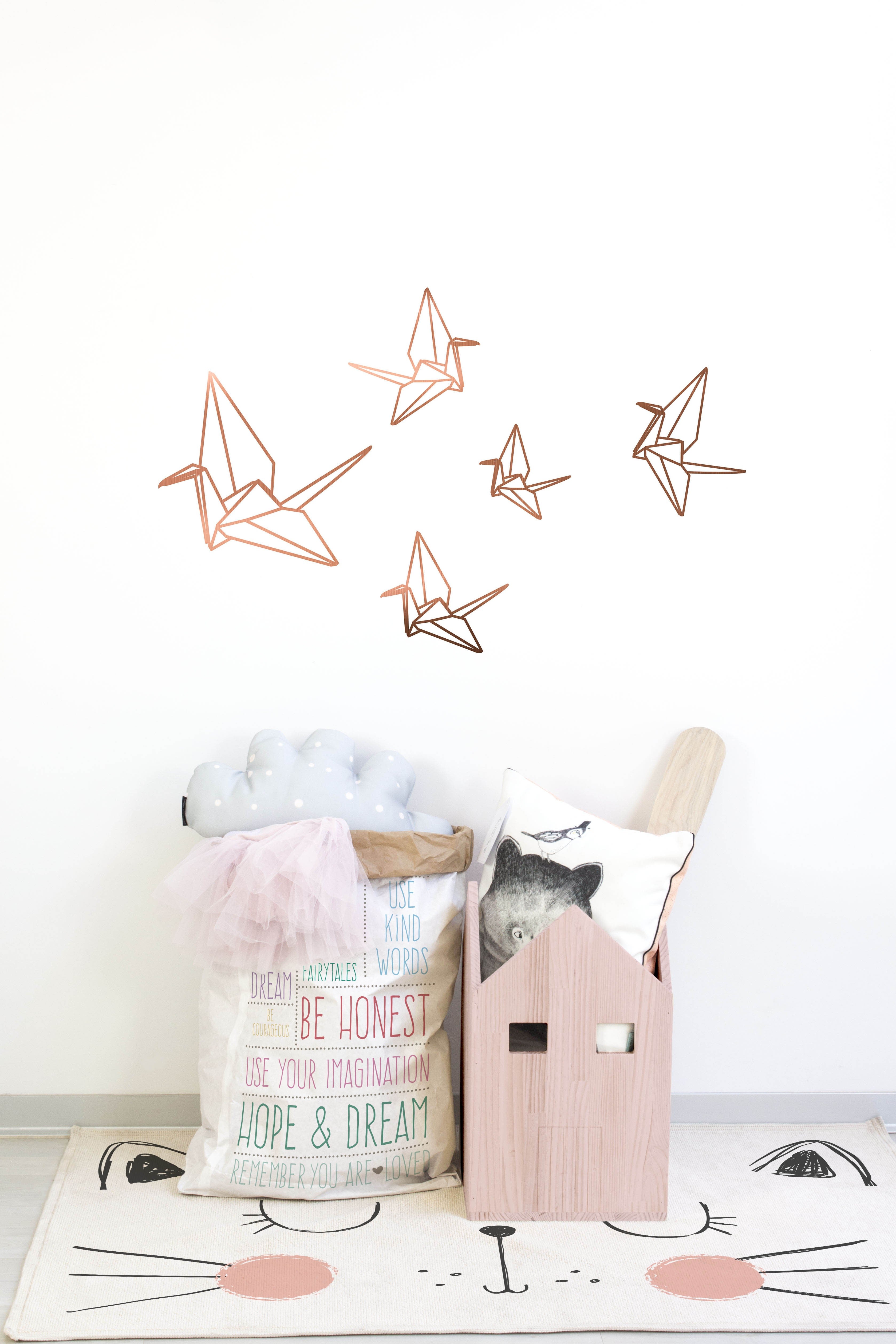 Vinilo Cobre Origami