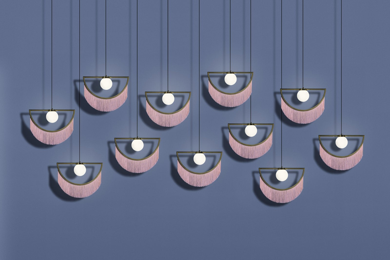 Wink Lamp Gold&Pink
