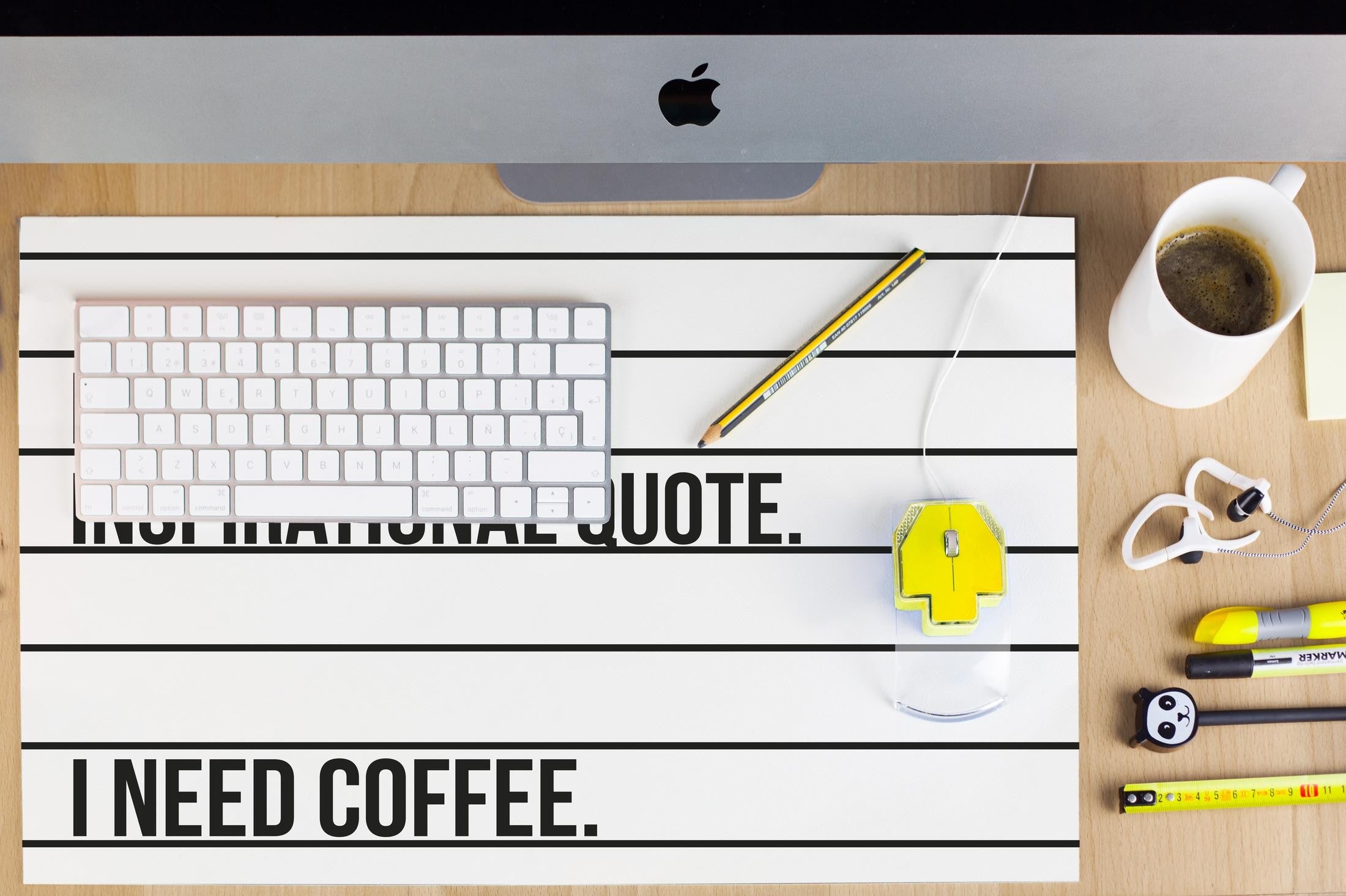 Desk Mat Coffee
