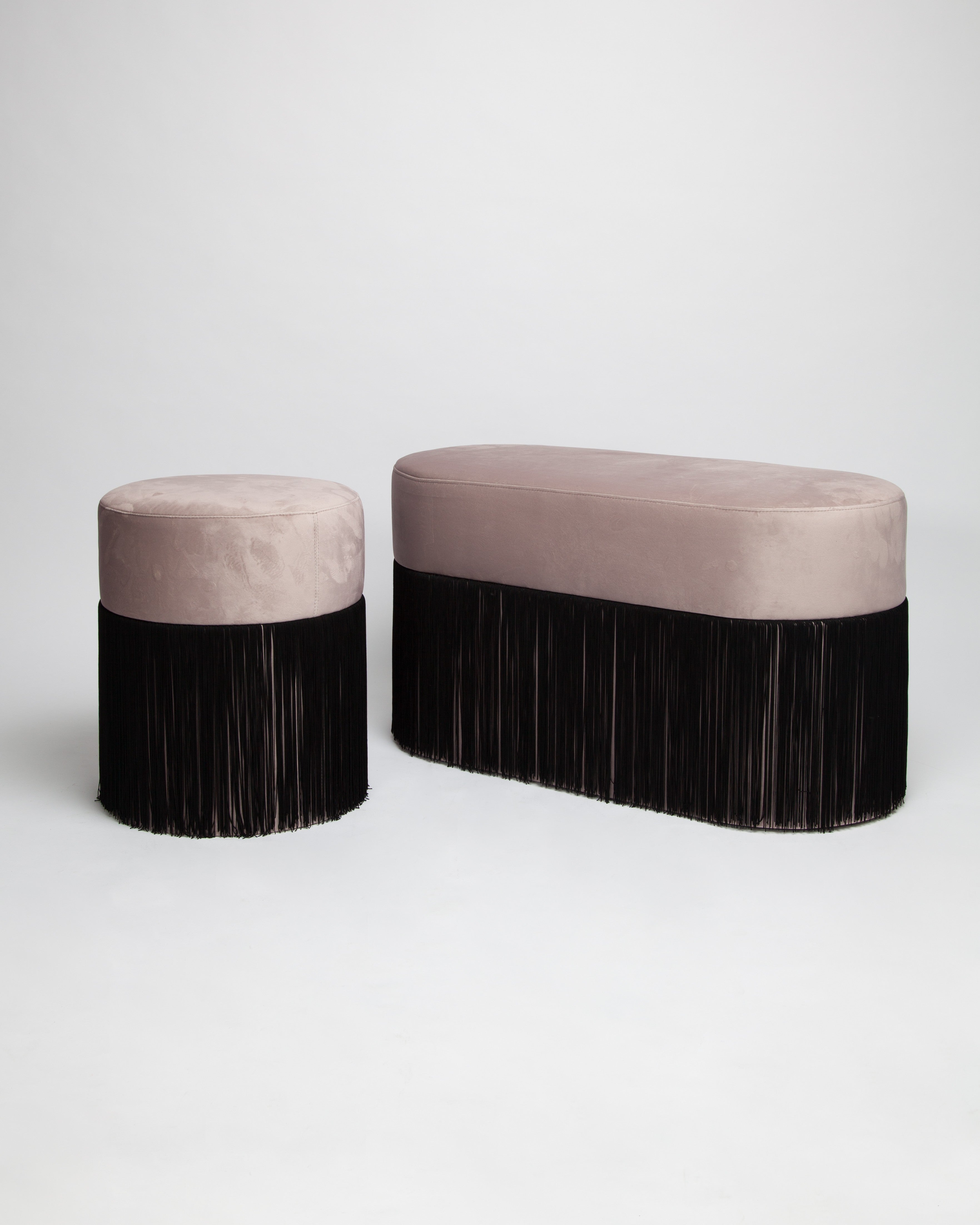 Pouf Pill L Warm Grey