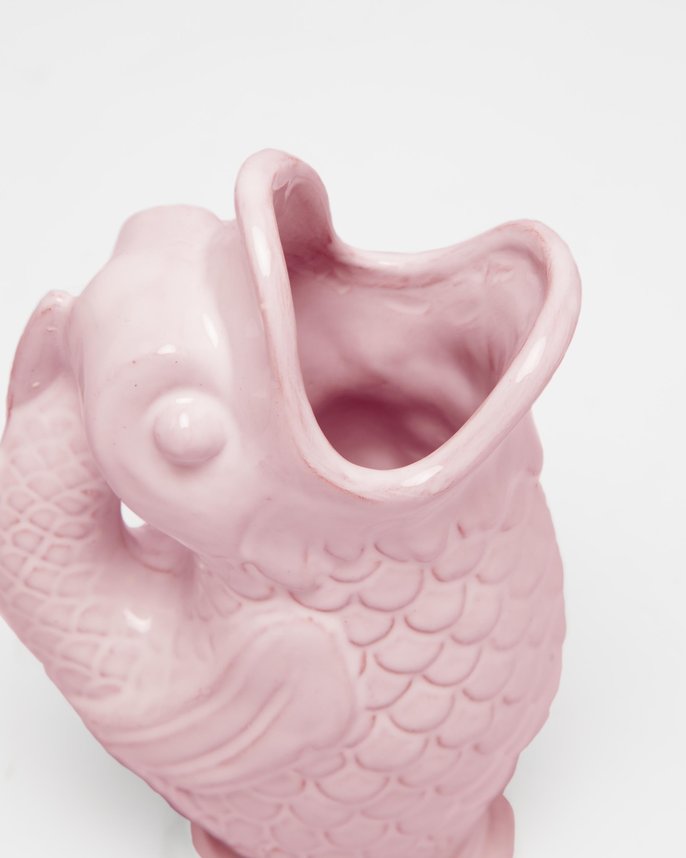 Pez de Cerámica Rosa
