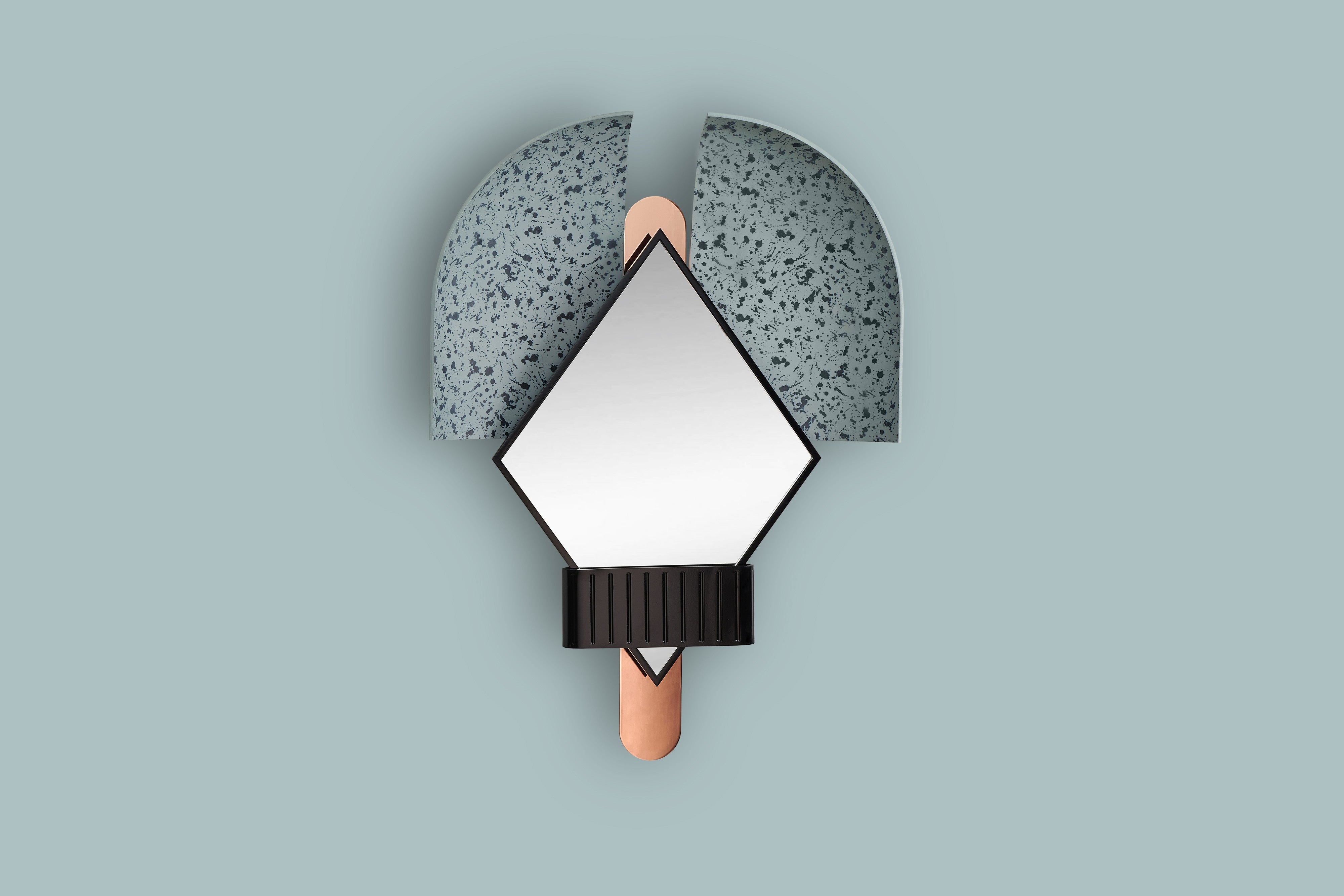 Bonnet Mirror Blue