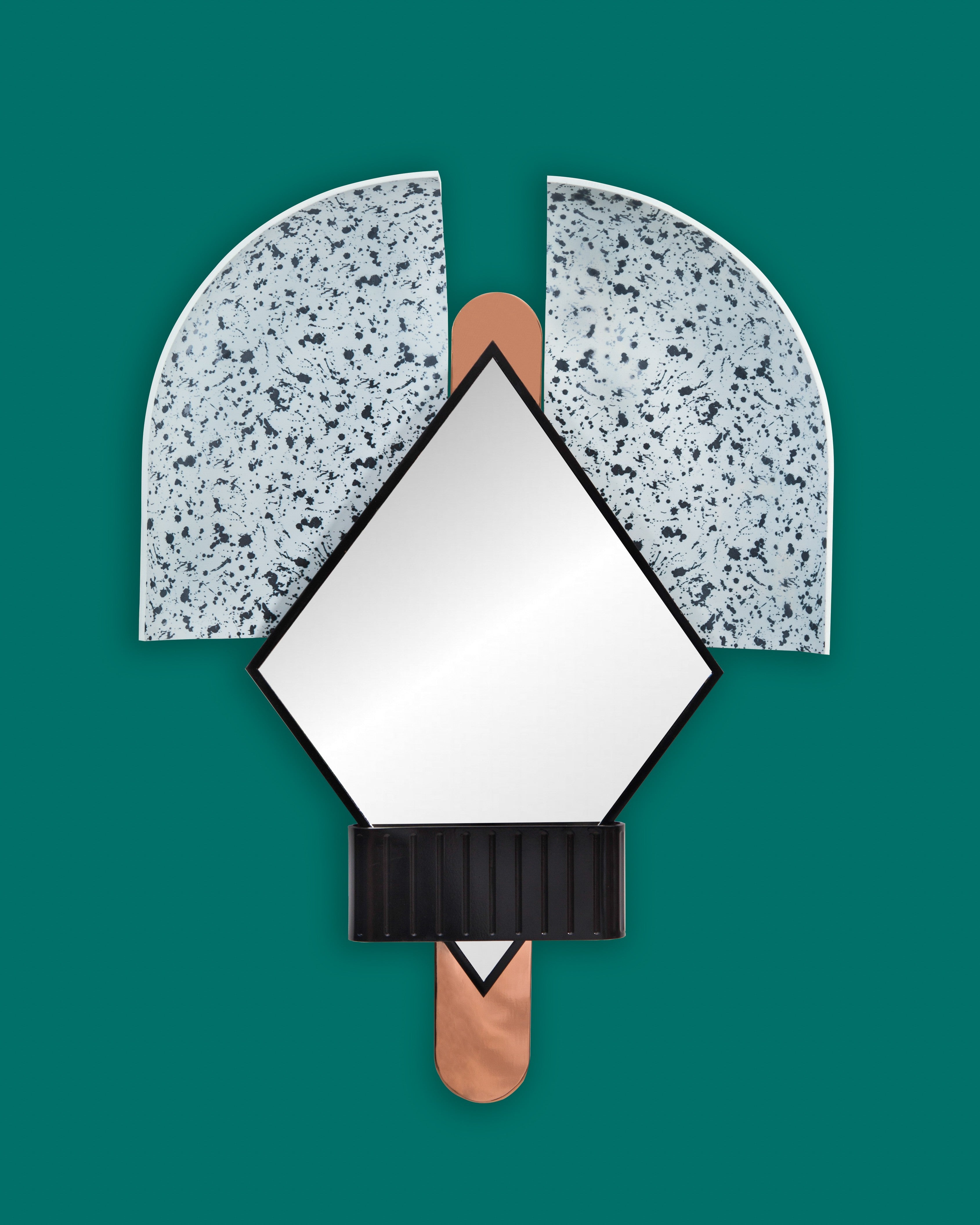Bonnet Mirror Blue