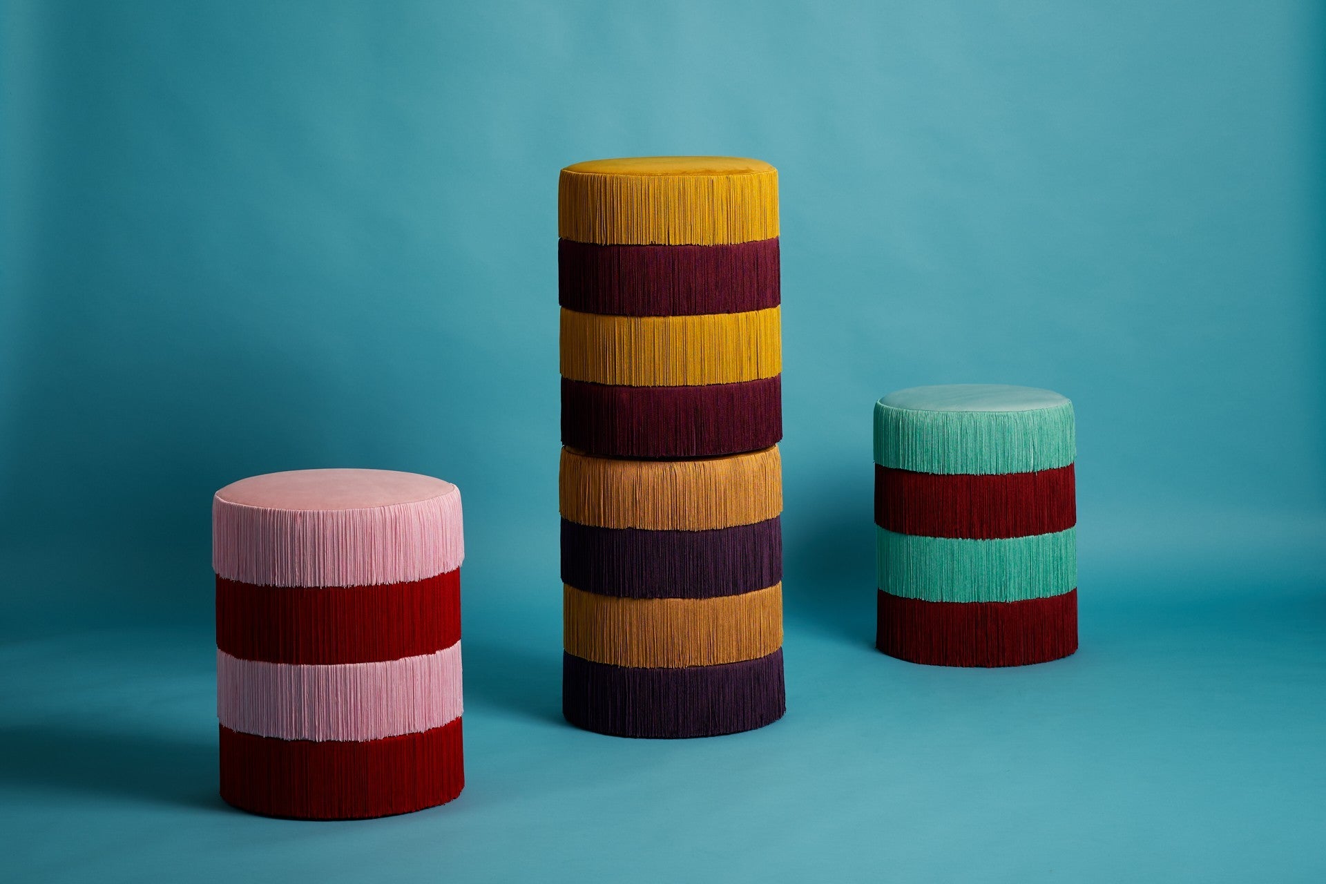 Pouf Chachachá - Pink&Red