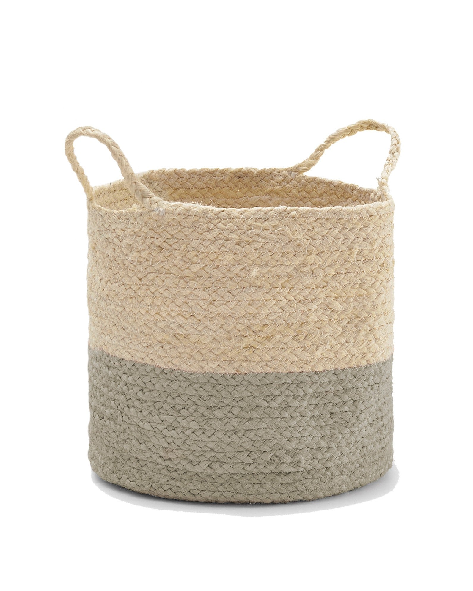 Cesta de Yute Gris