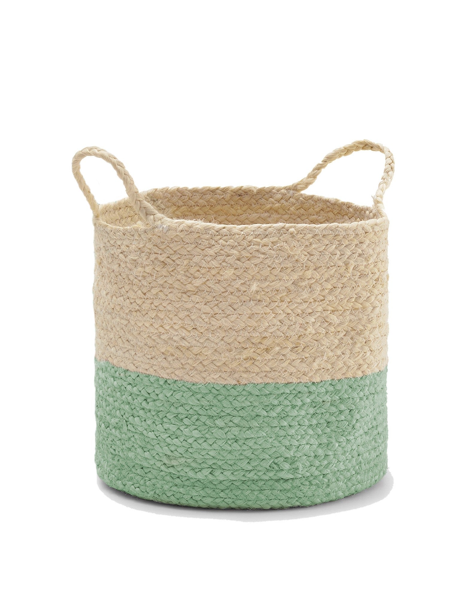 Cesta de Yute Verde