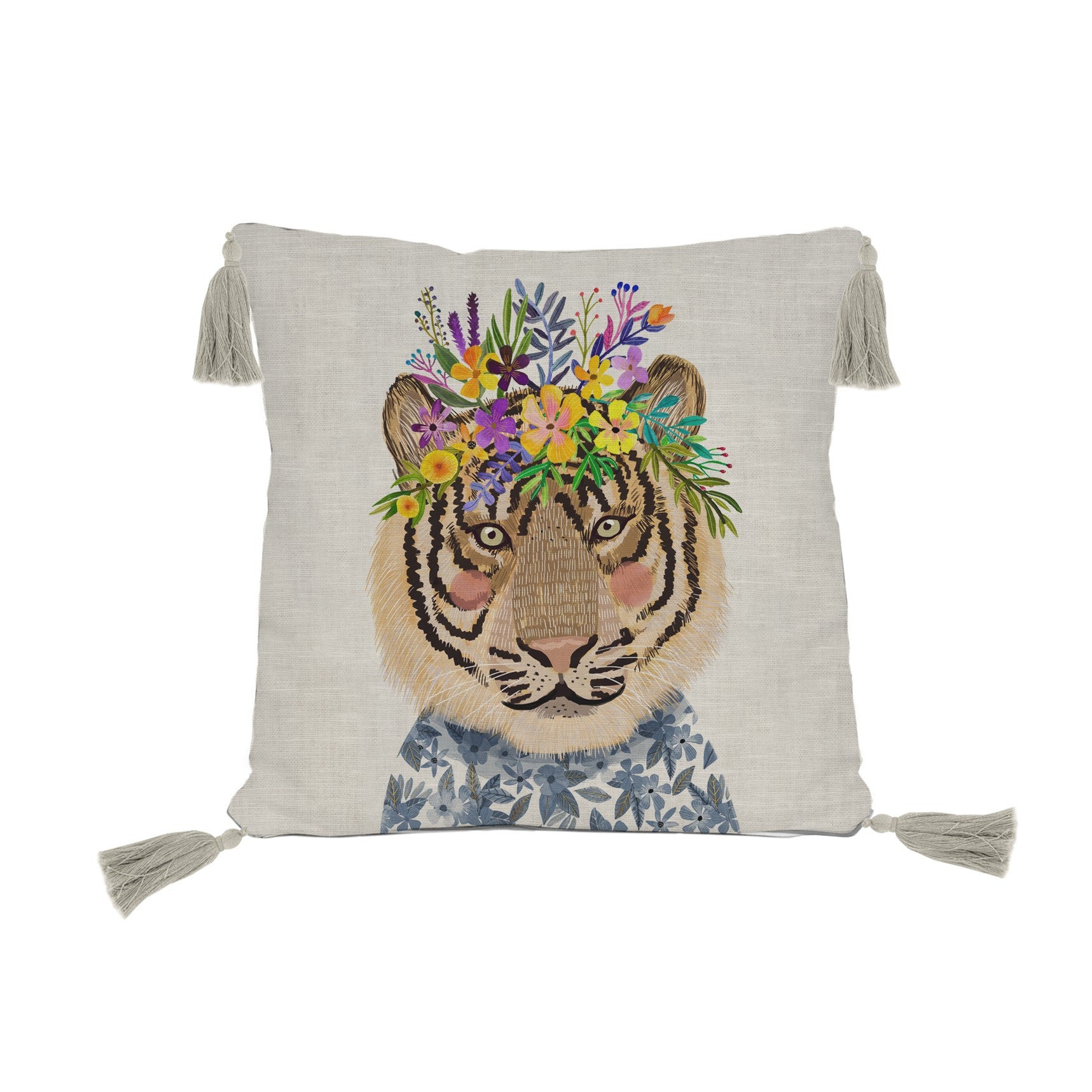 Cojín  Floral Tiger