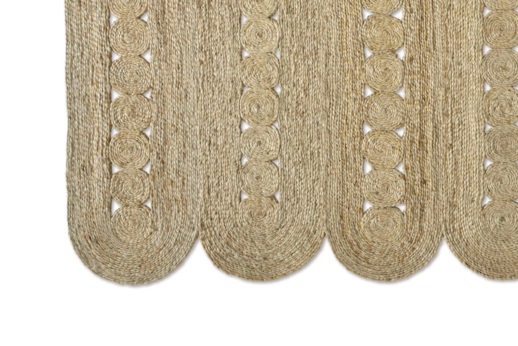 curves Yute rug