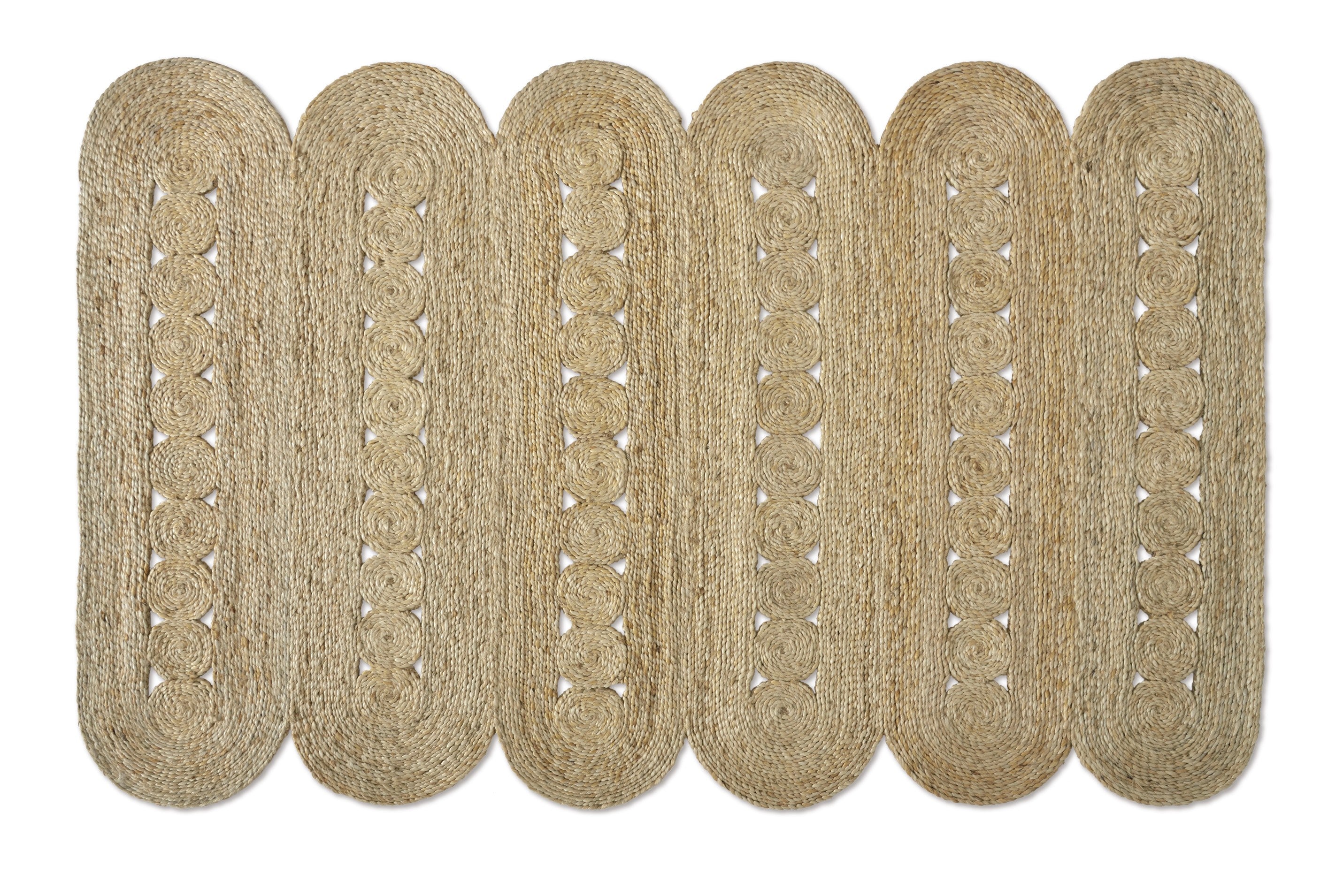 curves Yute rug