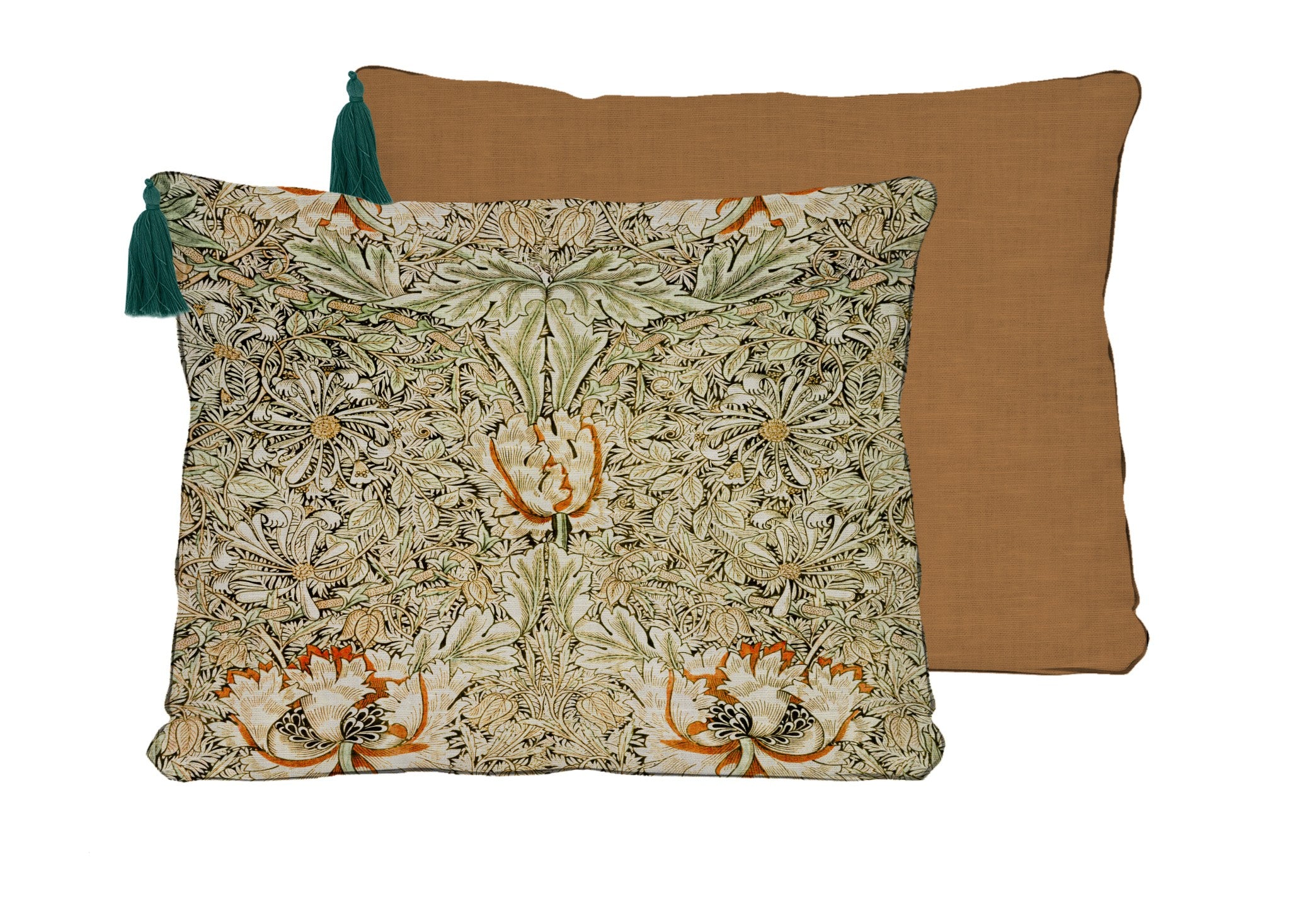 Cojin 50x35 Lino Borlas (Honeysuckle)
