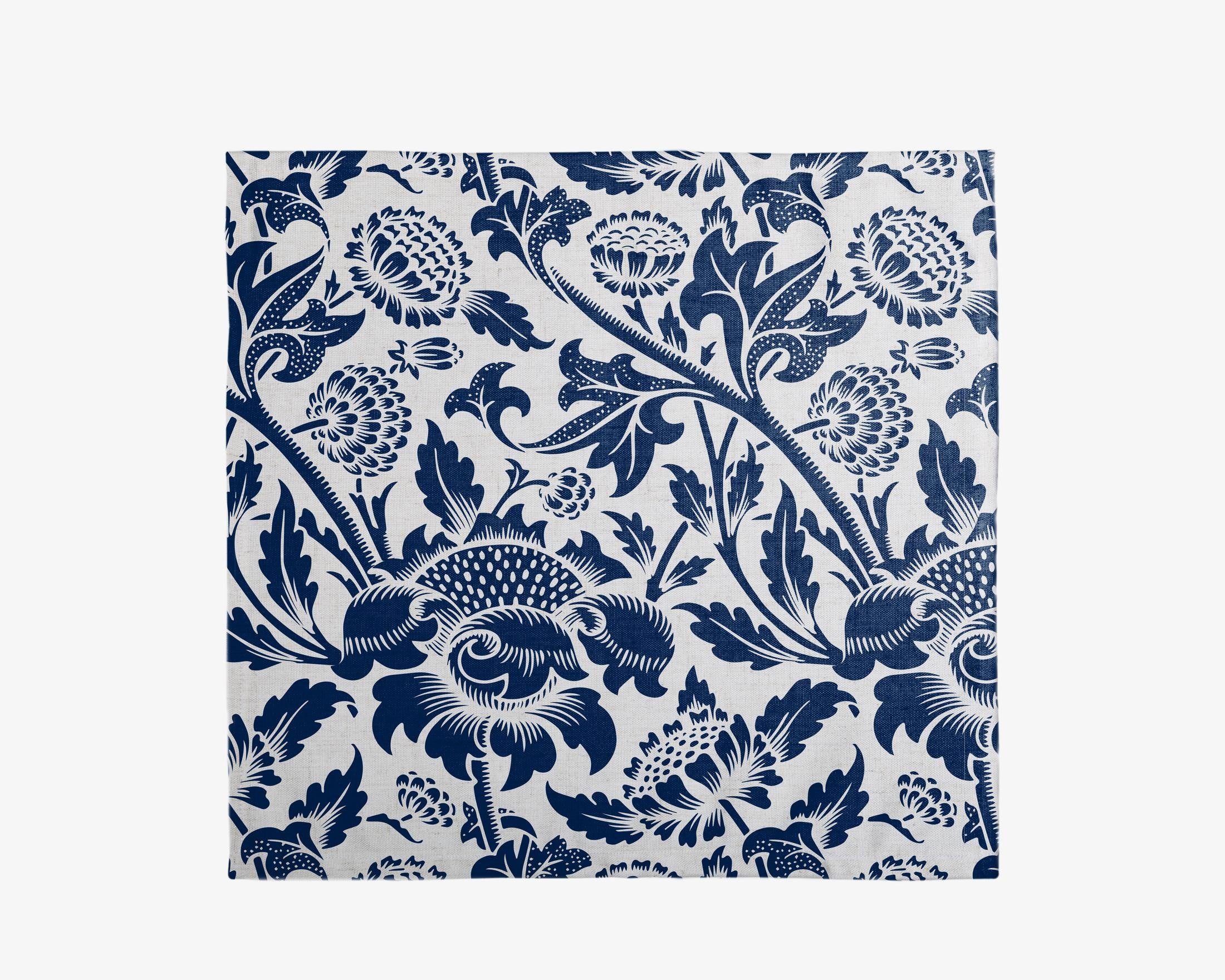 Linen Napkin Set (Marine Leaf)