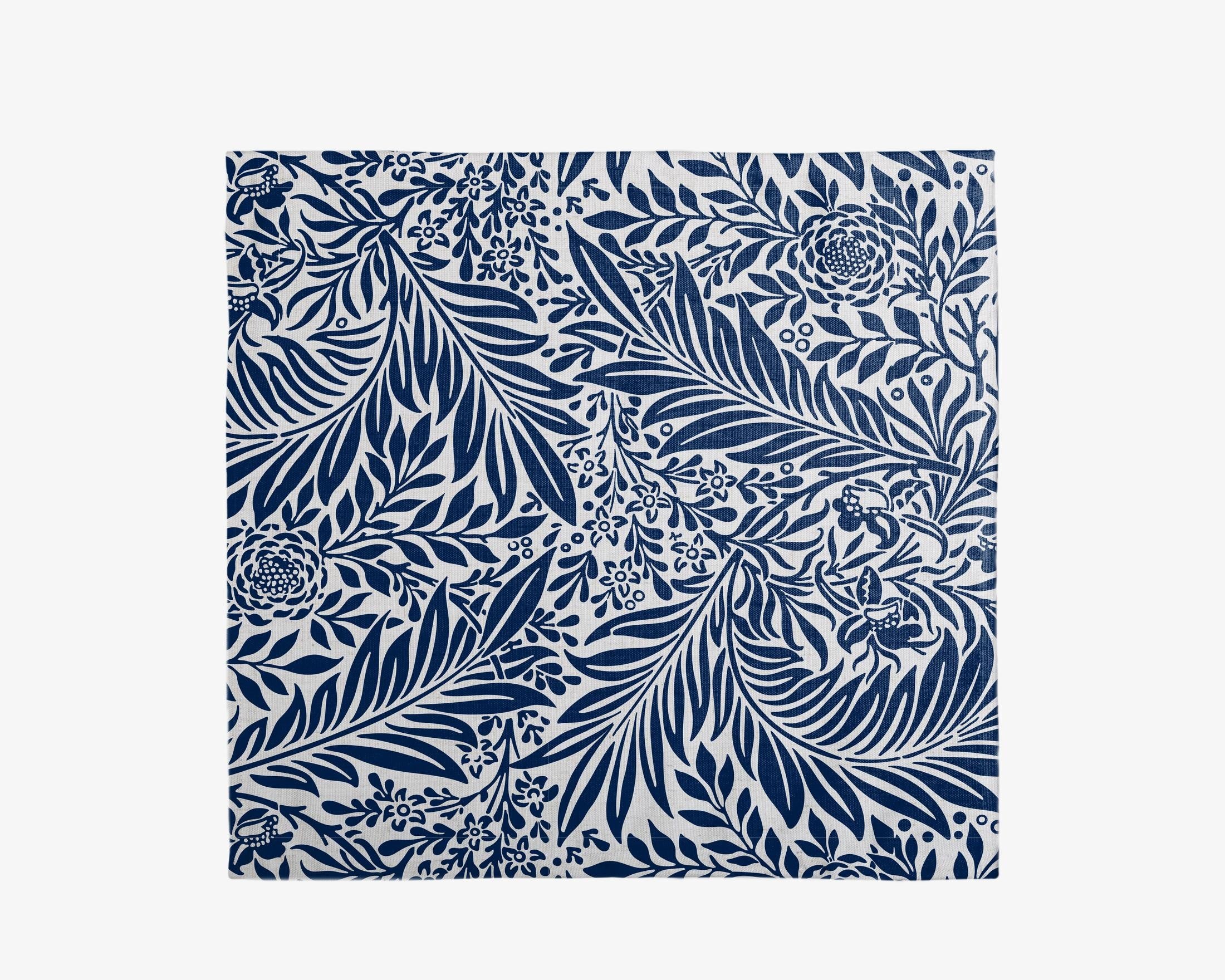 Linen Napkin Set (Marine Leaf)