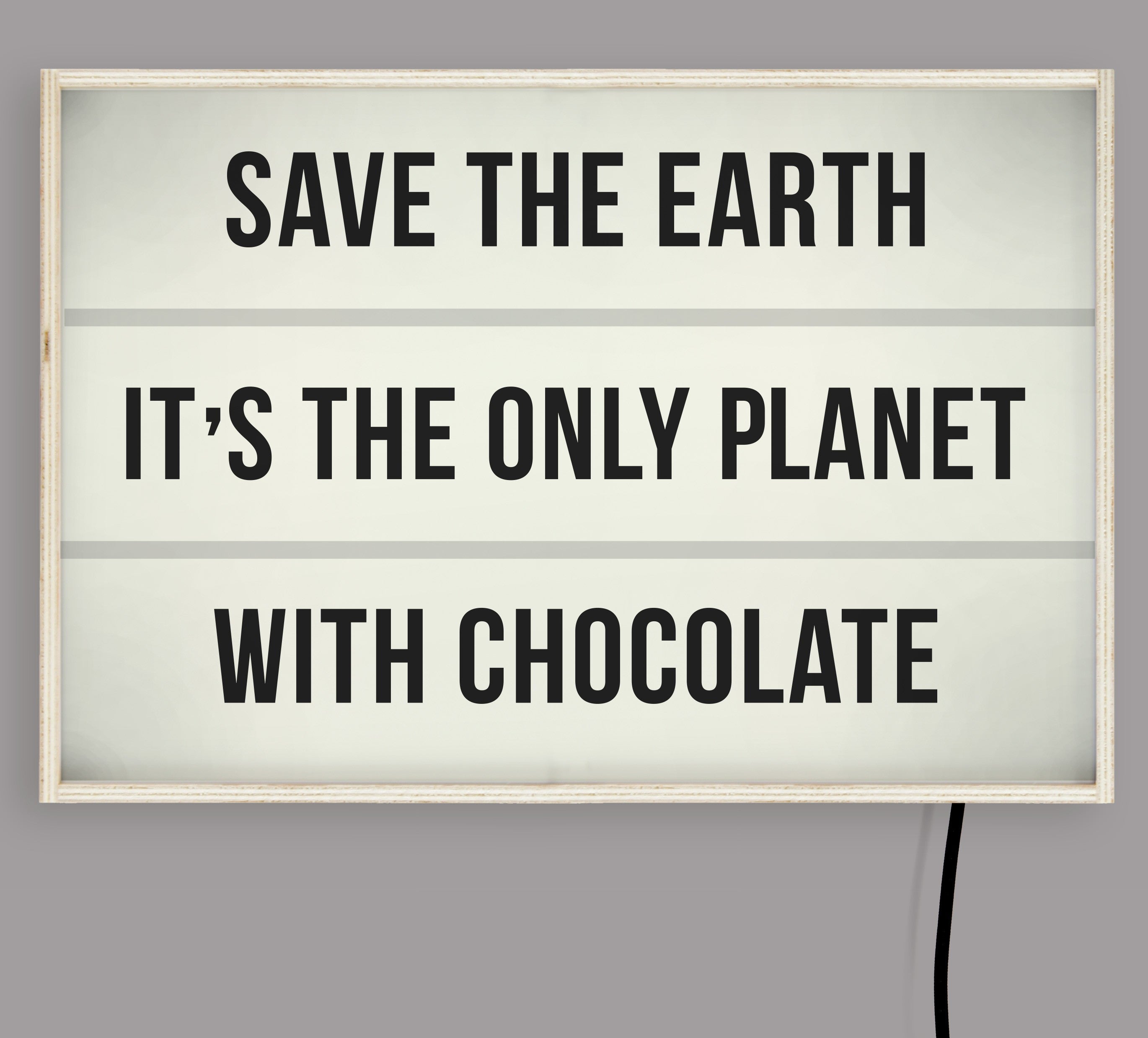 LightBox 60x40 Chocolate