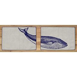 Set 2 Manteles individuales (Blue Whale)