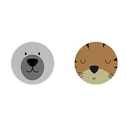 Set Mantel Individual Circular (Animals 2)