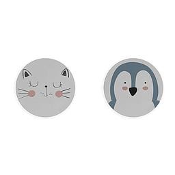 Set Mantel Individual Circular (Animals 3)