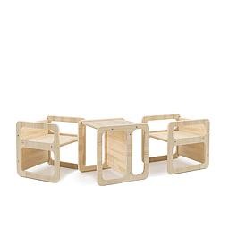 Set 3 Cube Chair estilo Montessori