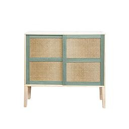 Consola Rejilla Natural (Verde)