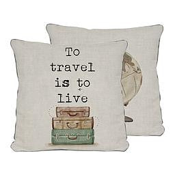 Cojin 45x45 (Travel is to Live)