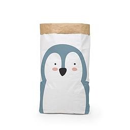 Saco de papel 3 colores (Blue Penguin)