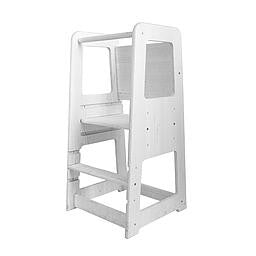 Learning Tower estilo Montessori Color (Blanco)