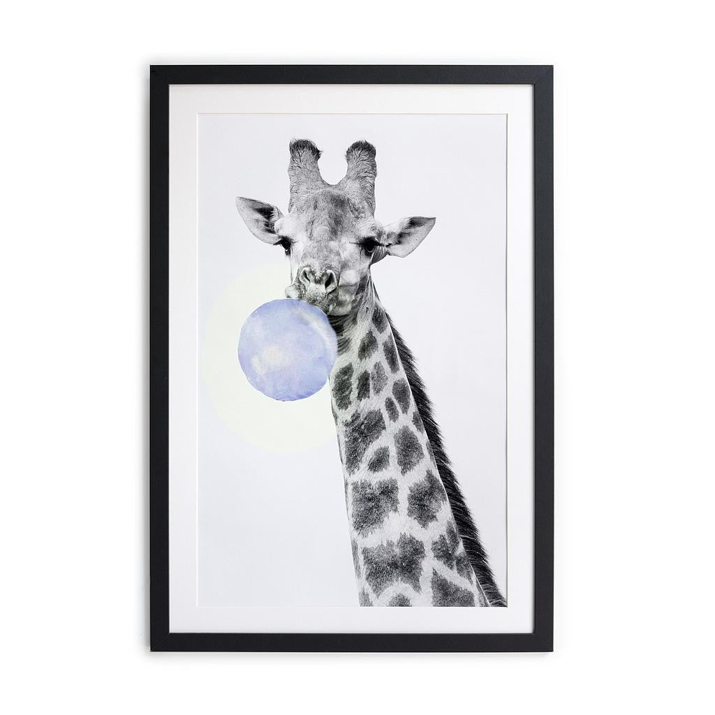 Cuadro Moldura Negra 40x30 (Giraffe)