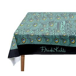 Mantel algodon 140x250 (Peacock Feathers)