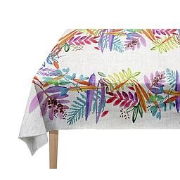 Mantel de lino 140x250 (Floral)