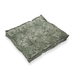 Cojin Linen Square(Green Flowers)