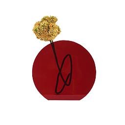 Metacrilato Flower Vase (Rojo/Naranja)