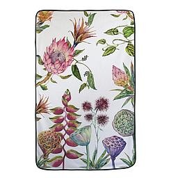 Toalla de playa Rizo Plus (White Flores Salvajes)