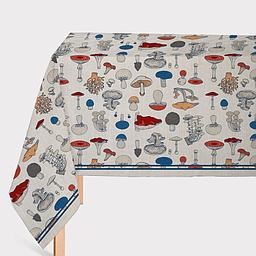 Mantel de lino140x200 (Psychedelic Boletus)