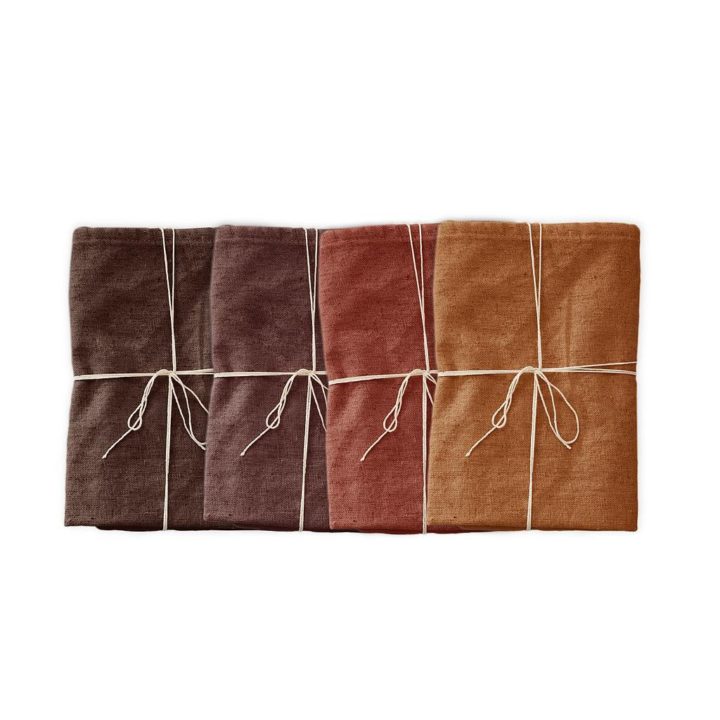 Linen Napkin Set (Red Gradient)