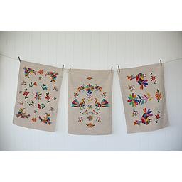 Set 3 paños (Otomi Lino)