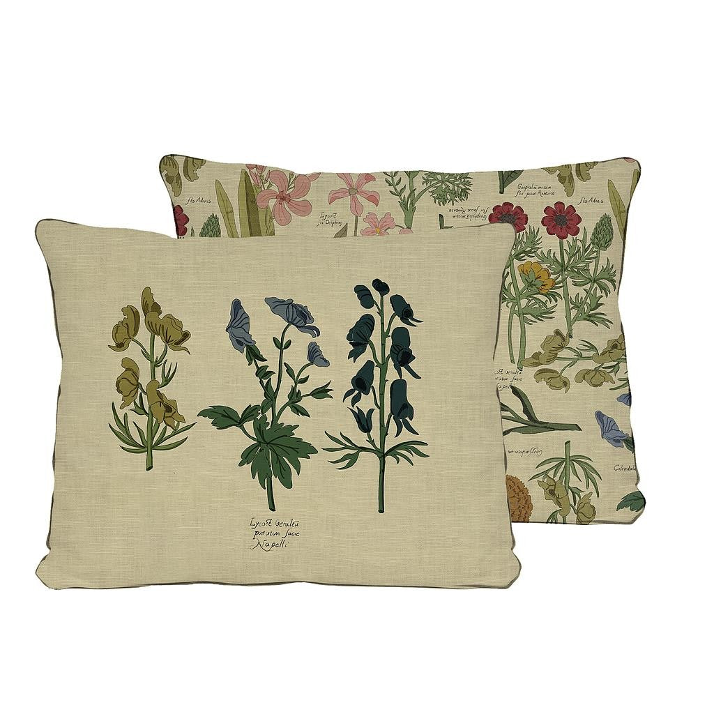 Cojin 50x35 Lino (Botanical Plant)