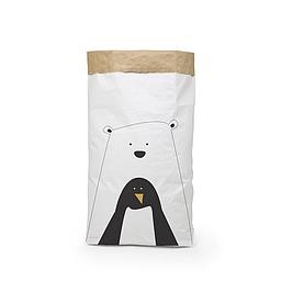 Saco de papel 3 colores (Polar Bear)