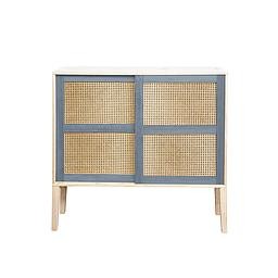 Consola Rejilla Natural (Azul)