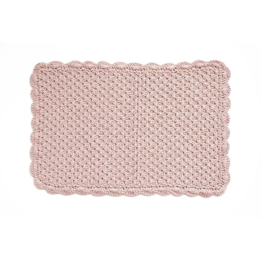 Knitted Rug 60x90 (Rosa)