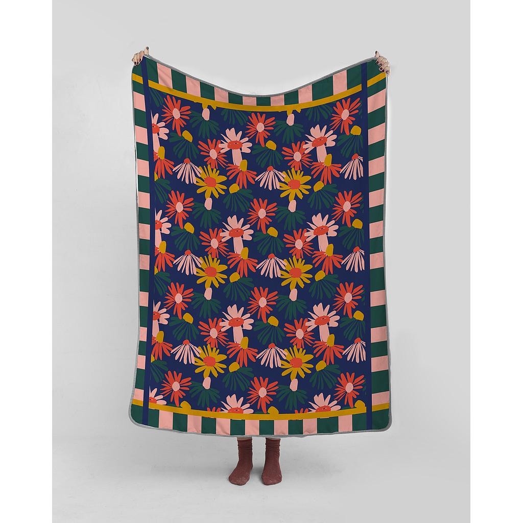 Manta 130x170 (Floral)
