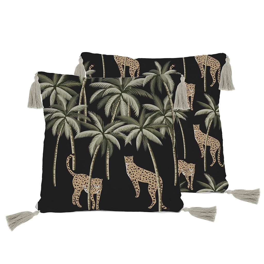 Cojin 45x45 Borlas (Jungle)
