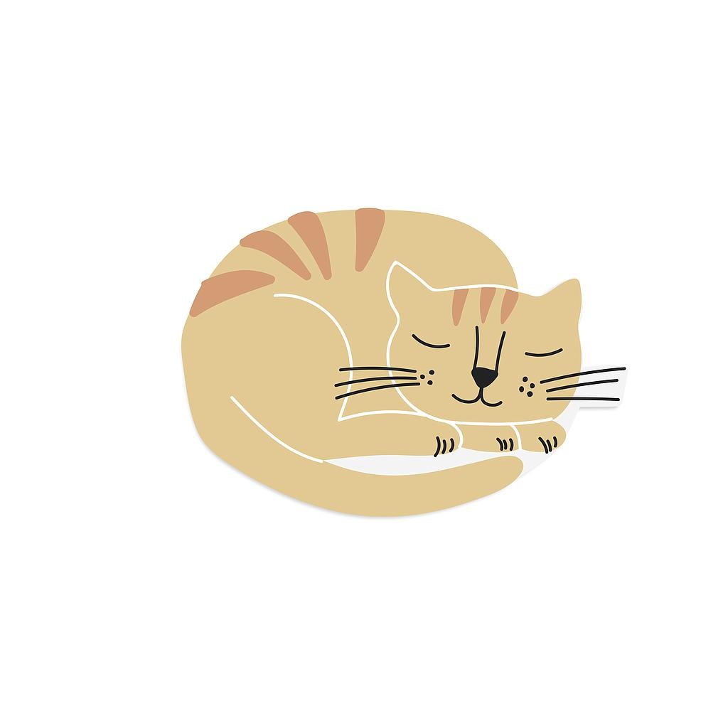 Door Mat (Cat Ball Orange)