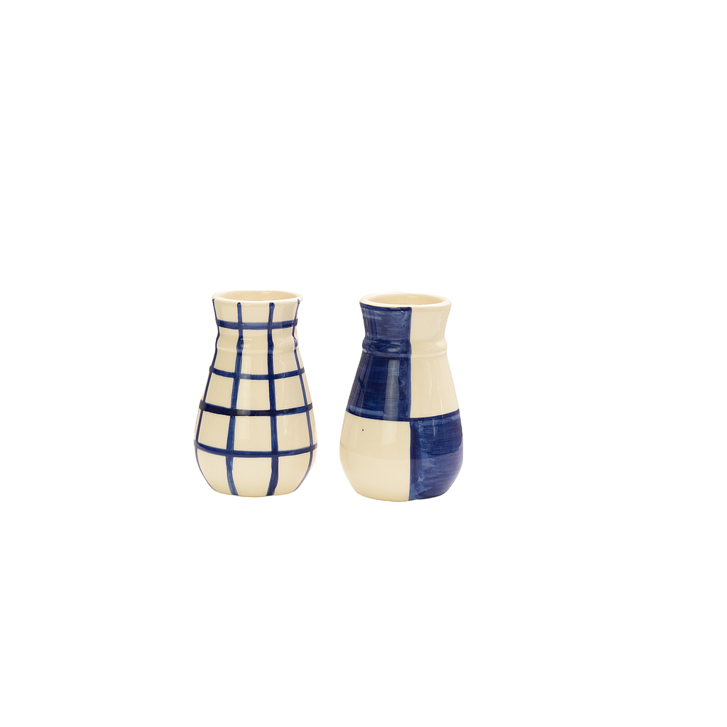 Set Ceramic Vase (Blue)